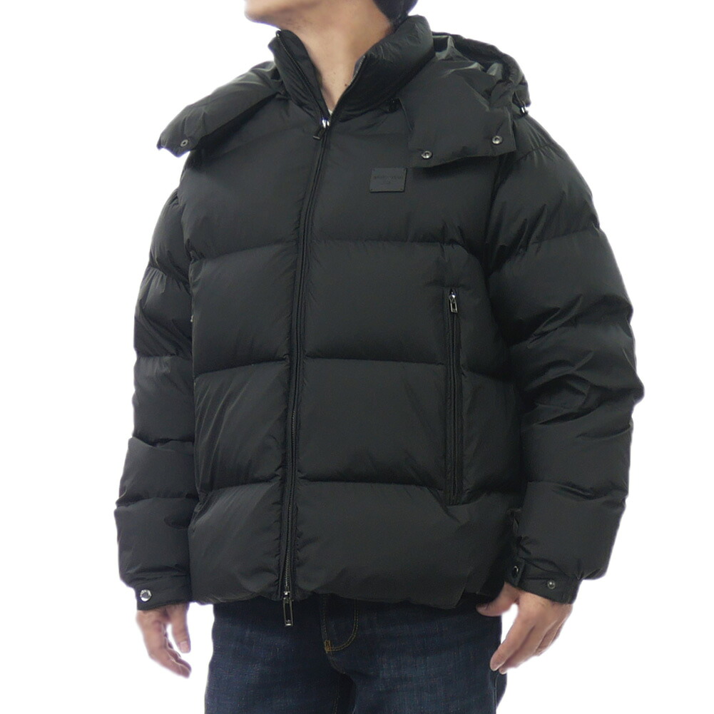 【期間限定ポイント5倍】EMPORIO ARMANI エンポリオアルマーニ メンズ ダウンジャケット EM003050 AF18231 ブラック ブルゾン アウター フード取り外し可能｜BIVLABO