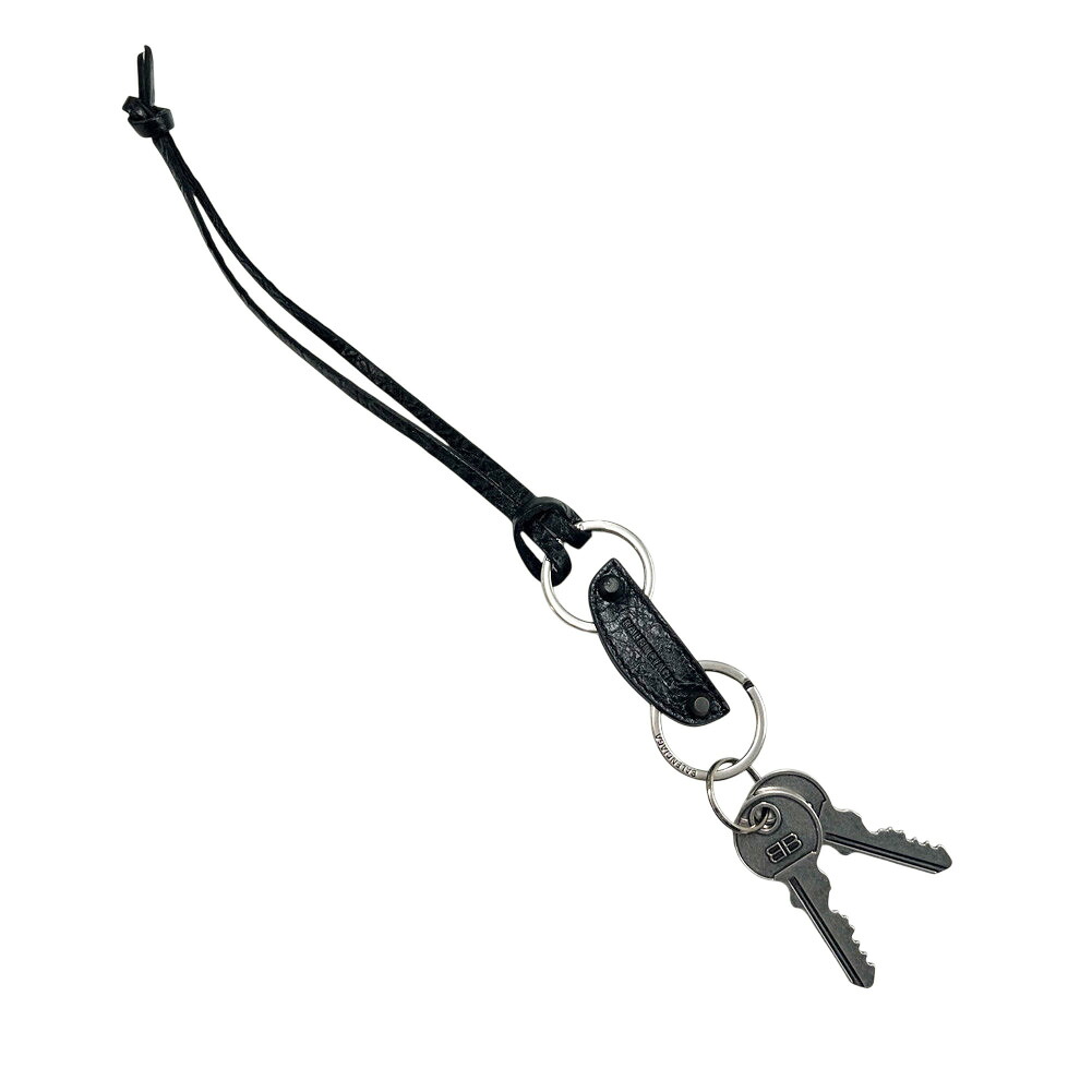 【期間限定ポイント5倍】BALENCIAGA バレンシアガ メンズキーリング/キーホルダー 853747 2ABFY / KEYRING LE CITY KEYS ブラック ハイブランド｜BIVLABO