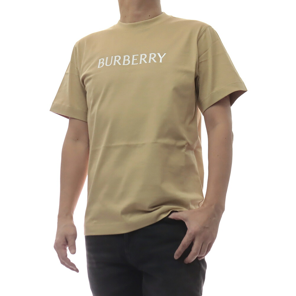 【期間限定ポイント5倍】BURBERRY バーバリー メンズ クルーネック Tシャツ 81223901 / SETH WDMK ベージュ ロゴT インポート ストリート｜BIVLABO