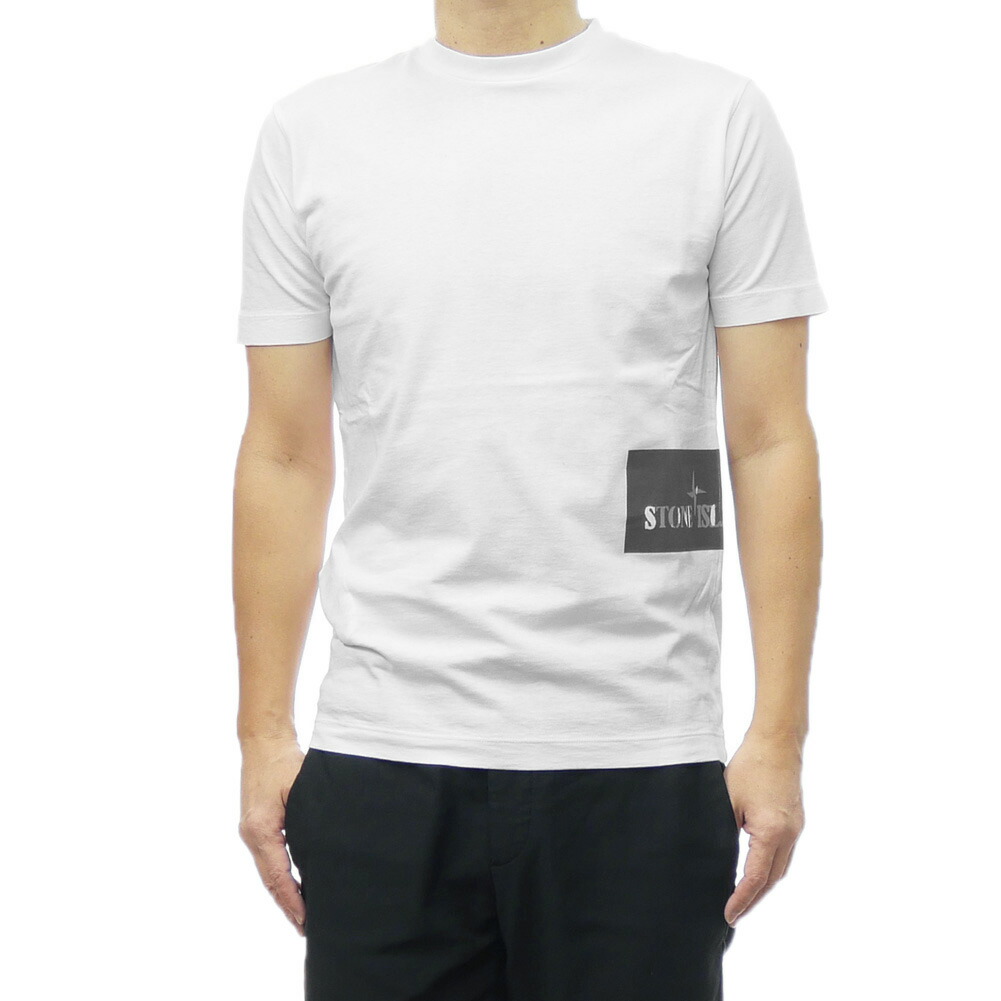 ストーンアイランド Tシャツ メンズ ホワイト 80152NS84 半袖 楽天市場】STONE ISLAND ストーンアイランド Tシャツ メンズ