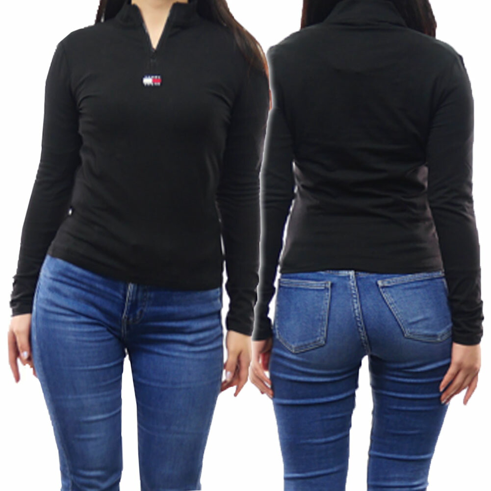  JEANS トミージーンズ レディーストレーナー DW16416 ブラック 楽天市場】TOMMY JEANS トミー ジーンズ レディース トレーナー