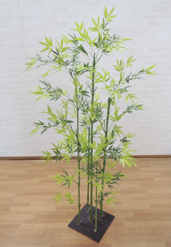 青竹 150cm 5本立て 造花 人工観葉植物 バンブー 緑 タケ ガーデニング 青竹 造園 5本立て 造花 購入 庭園 坪庭 コンパネ 造花観葉植物専門店ビワールデコ高品質 フェイクグリーン インテリア 人工竹