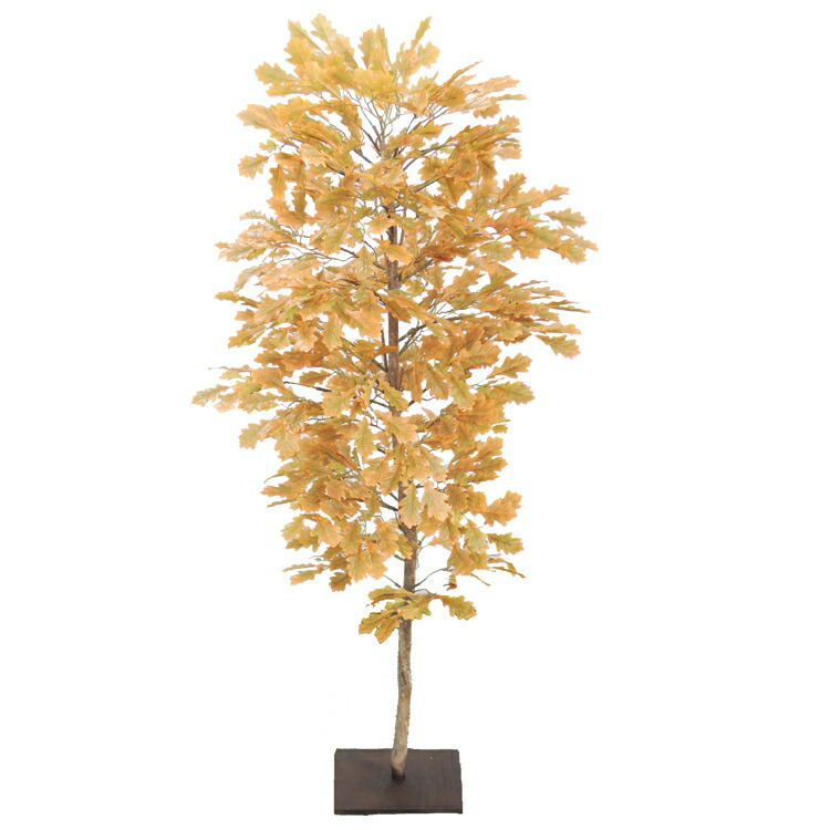 コンパネ モルタル加工 鉢植え加工が選べるフェイクグリーン クヌギツリー 人工観葉植物 コナラ 造花樹木 クヌギツリー インテリア 装飾 造花観葉植物専門店ビワールデコ 人工観葉植物 秋 1 5m おしゃれ 紅葉 室内 コンパネベース 1 5m 150cm