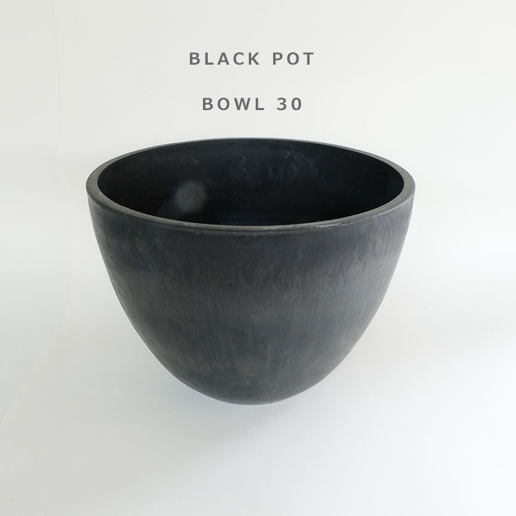 黒プラ鉢 ブラックポット Bowl 30 サボテン 頑丈 おしゃれ 塊根植物 多肉 黒プラスチック鉢 ヘルメット コーデックス Butterbali Com