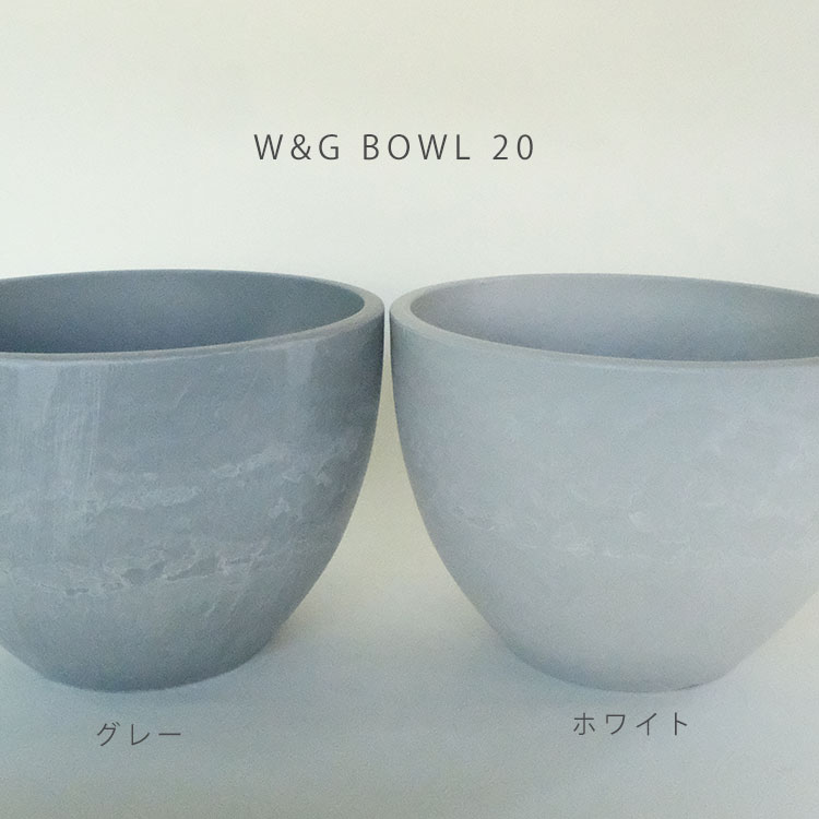 植木鉢 WG 20 bowl おしゃれ サボテン ポット 塊根植物 多肉 頑丈 高い素材 ポット