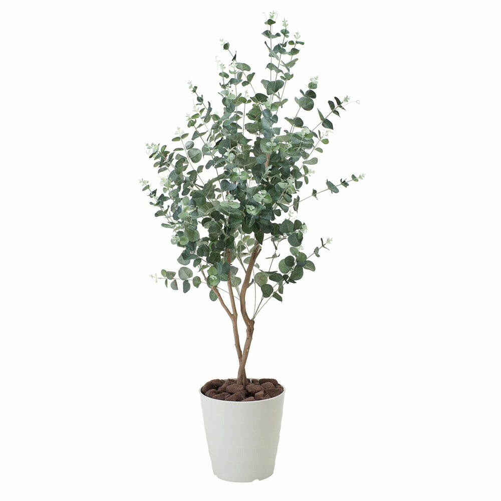 オープン記念 移転祝い 花 観葉植物 造花アート 観葉植物 ユーカリ1 25開店祝い インテリア 空間浄化作用のある光触媒の高級造花 観葉植物 はまるで本物 開店 移転 引っ越しなどのお祝いへの贈り物として オフィス 店舗 自宅のインテリアとしてもオススメの一品です