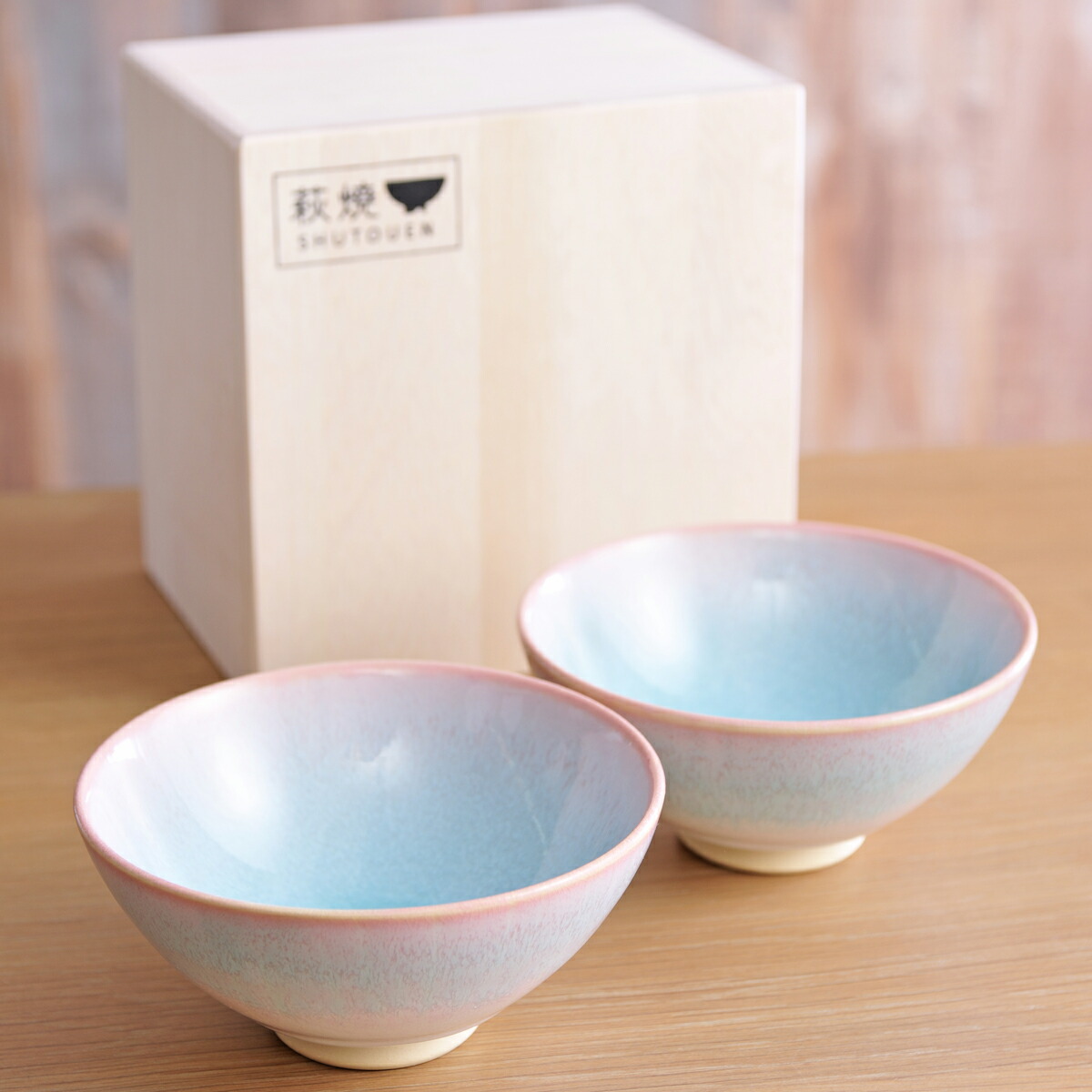 楽天市場 返礼におすすめ 萩焼 お茶碗ペアセット Mint 木箱入り 送料無料 Sp Gift S