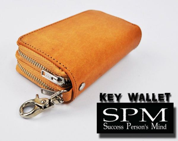 送料無料 財布 メンズ 本革 SPM（エスピーエム）バッファローレザーマルチキーウォレット（6連キーホルダー＆コインケース）FC-996Buf【レザー 本革 ウォレット ラウンド 財布 小銭入れ 札入れ メンズ】 ギフト｜ビジネスマン御用達のビズイズム