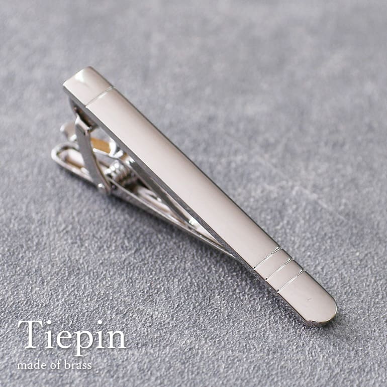 楽天市場】タイピン ネクタイピン シルバー シンプル ネクタイ メンズ