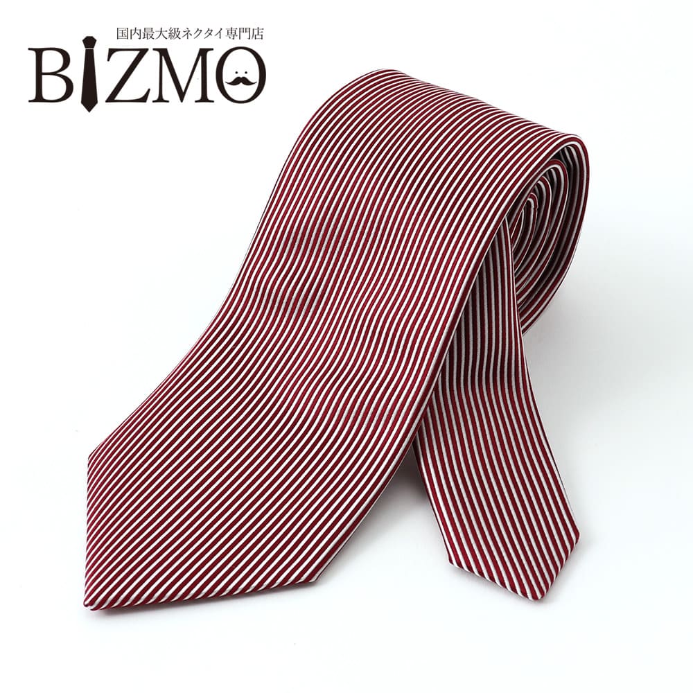 楽天市場】シルクネクタイ ふじやま織 無地 ワイン レッド 赤