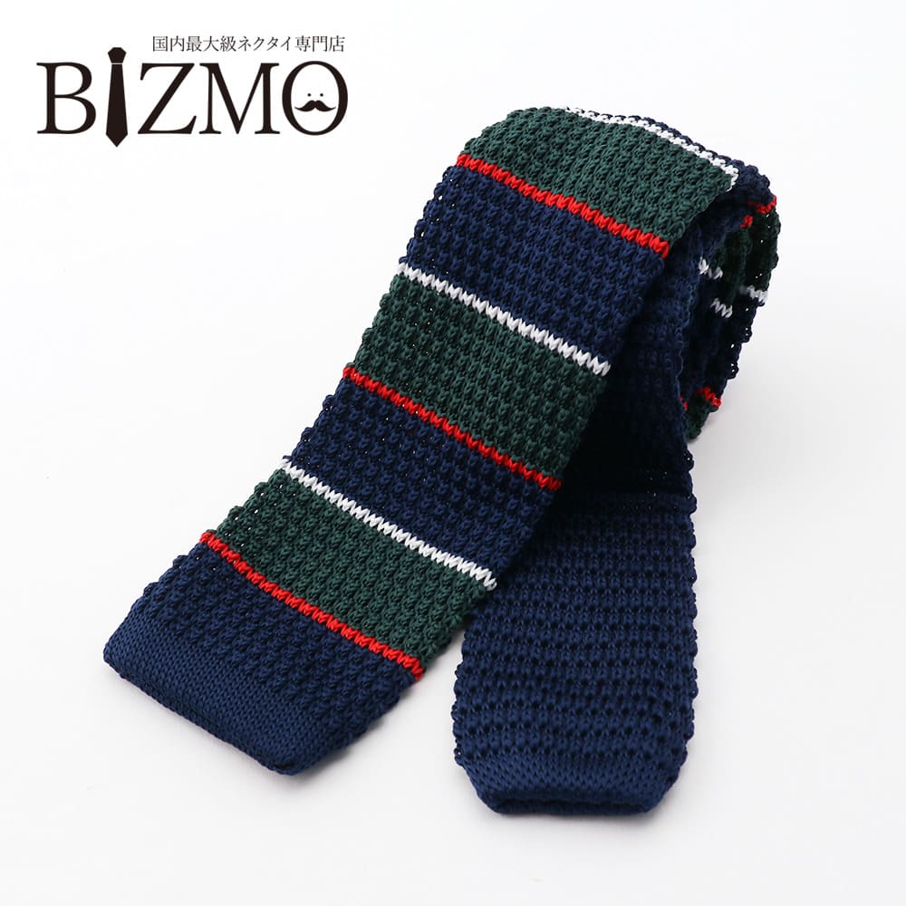 シャルべ ネイビーブルー ニットタイ シャルべ ネイビーブルー ニットタイ - メルカリ