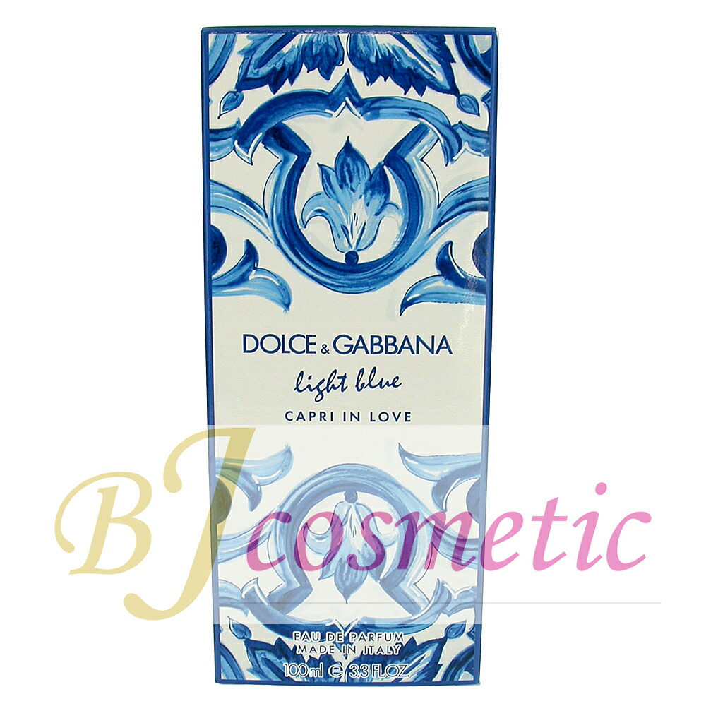 DOLCE&GABBANA ドルチェ＆ガッバーナ ライトブルー カプリインラブ オードパルファム 100ml 香水 アウトレット 開封済み 未使用｜BJコスメティック
