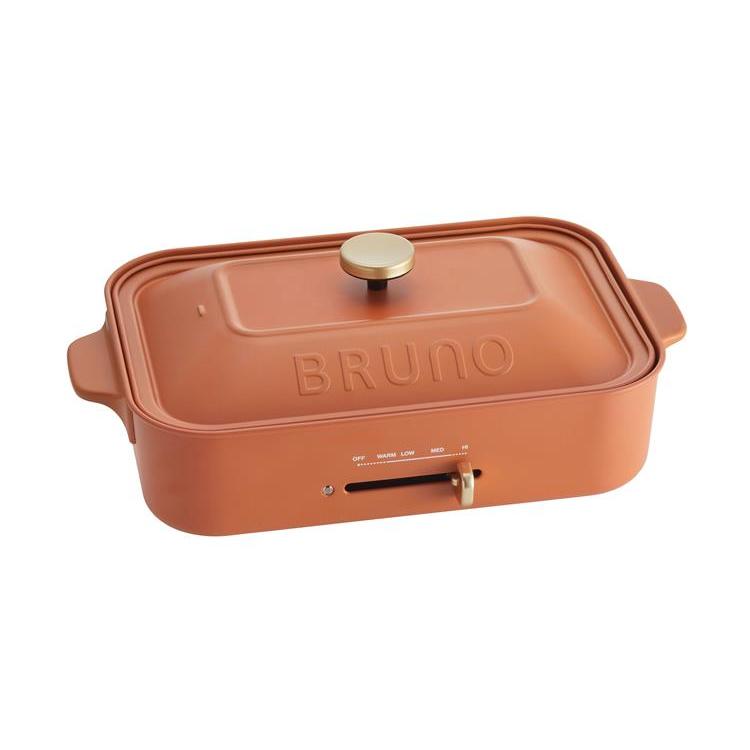 ブルーノ コンパクトホットプレート【BOE021】/テラコッタオレンジ ■新品 楽天市場】BRUNO ブルーノ コンパクト ホット プレート