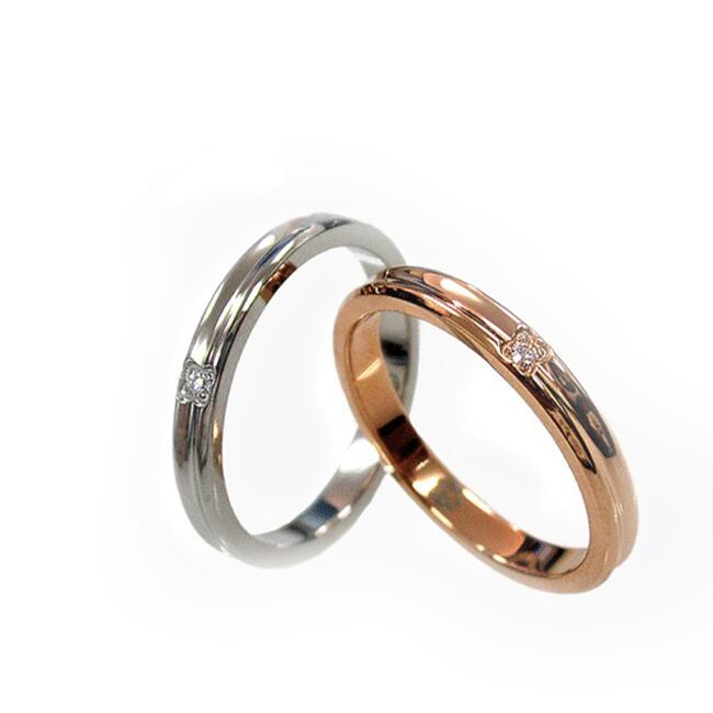 【楽天市場】指輪 安い ステンレスリング ペアリング 結婚指輪 マリッジリング czコンケープ サージカルステンレス メンズリング レディース
