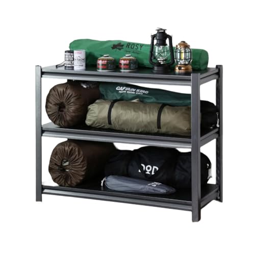 Jiza スチールラック 収納棚 業務用 幅120cm×奥行60cm×高さ120cm メタルラック 3段 高耐荷重150kg/段 中型 組立簡単 14,218円