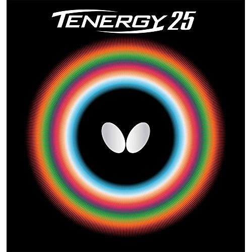 バタフライ(Butterfly) 卓球 ラバー テナジー・25 裏ソフト テンション (スピン) 05810 ブラック 中