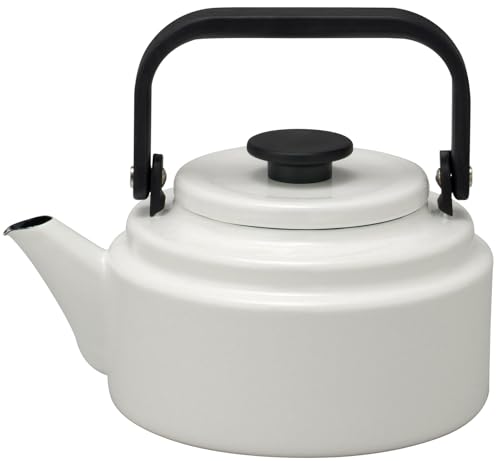 野田琺瑯 電磁調理器対応 アムケトル 2.0Ｌ ホワイトAM-20K