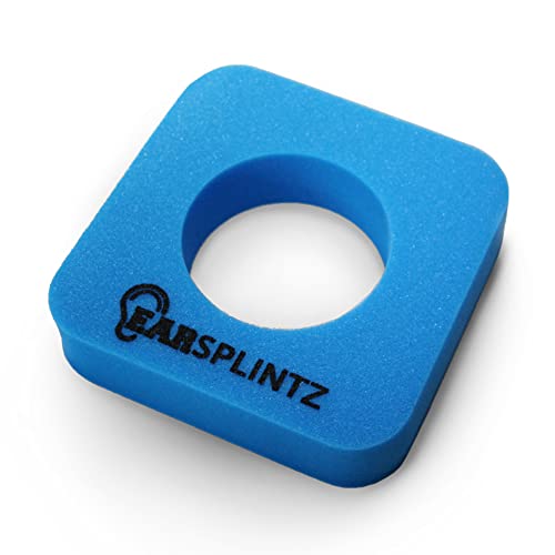 EarSplintz イージースリープイヤーピロー、痛みのないフォームピロー、耳の痛み用、横向きで寝る方向けのソフトサポートイヤーピロー。