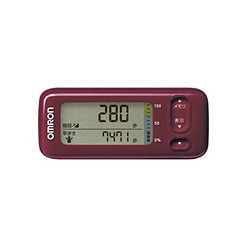 オムロン 自然作用量計 （赤いこと）OMRON カロリスキャン HJA-405T-R
