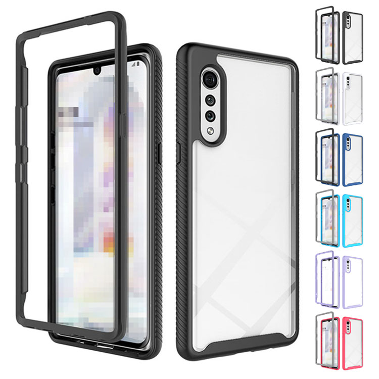 楽天市場】LG VELVET L-52A ケース シンプル 背面透明 保護ケース 衝撃