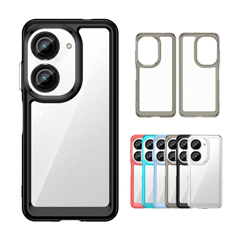 楽天市場】ASUS Zenfone9/10 クリアケース 透明 カバー