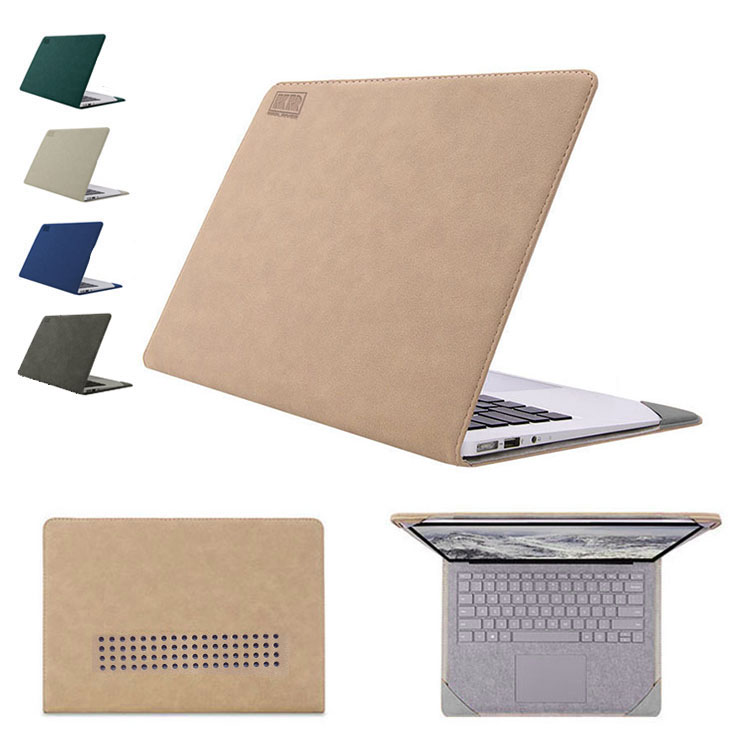 Lenovo (レノボ) Yoga ノートパソコンスリーブ 14.5インチ マグネット開閉 スリムで軽量 リサイクル素材製 独立したアクセサリーポケッ プロファイルシリーズ - ブルーレザーノートパソコンケース Lenovo