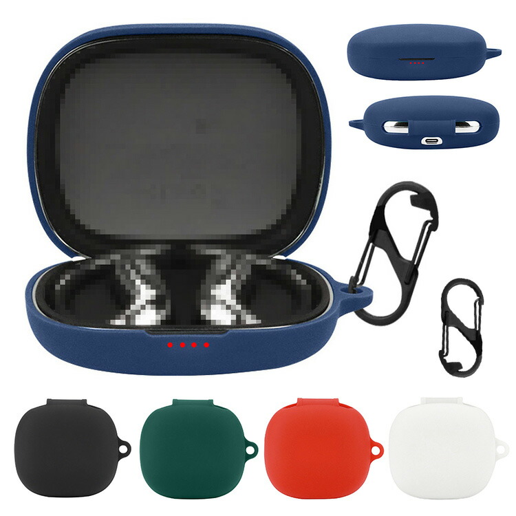 Oladance OWS Pro ケース　シリコン　ブラック 楽天市場】Oladance OWS Pro ケース シリコン シンプル カラビナ付き