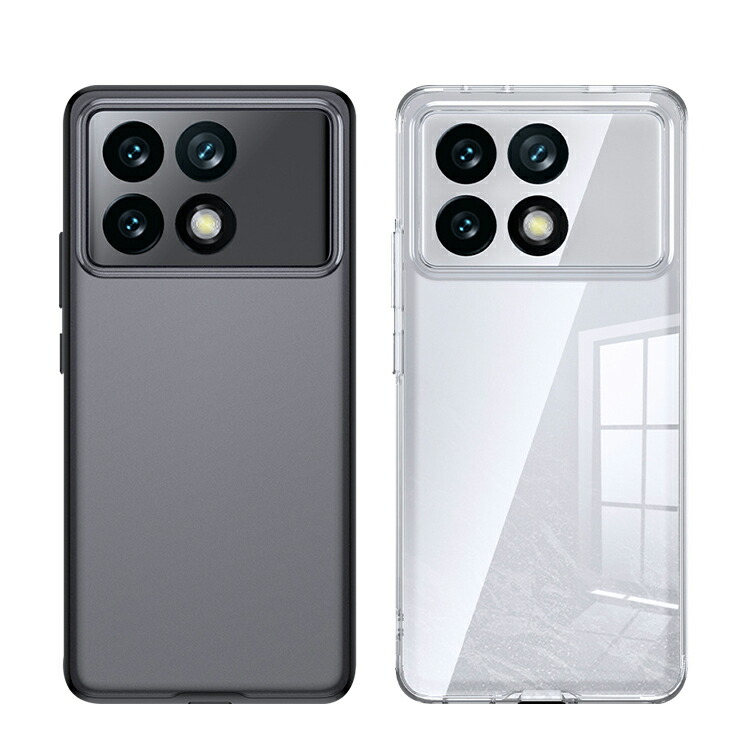 楽天市場】POCO F6 Pro クリアケース 耐衝撃カバー クリア 背面透明 Qi