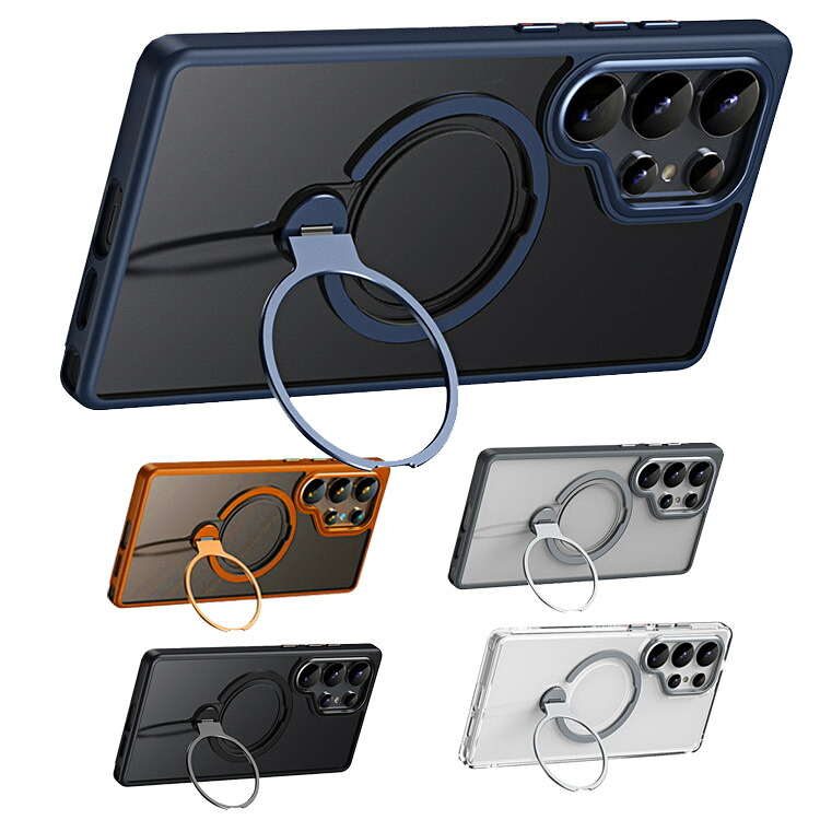 楽天市場】Galaxy S25 ケース カバー 一体型スマホリング付き スタンド 