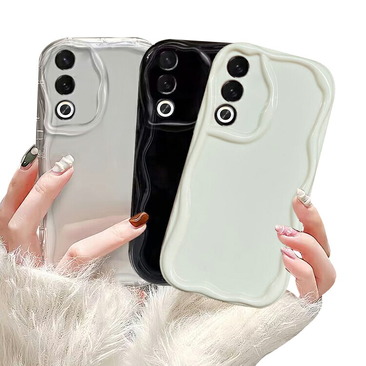 OPPO A3 5G 本体　透明カバー付き　美品 楽天市場】OPPO A3 5G ケース ウェーブ 波型 なみなみ カバー