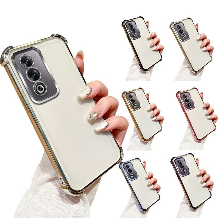 楽天市場】OPPO A3 5G ケース クリア カバー クリア 透明 メッキ TPU