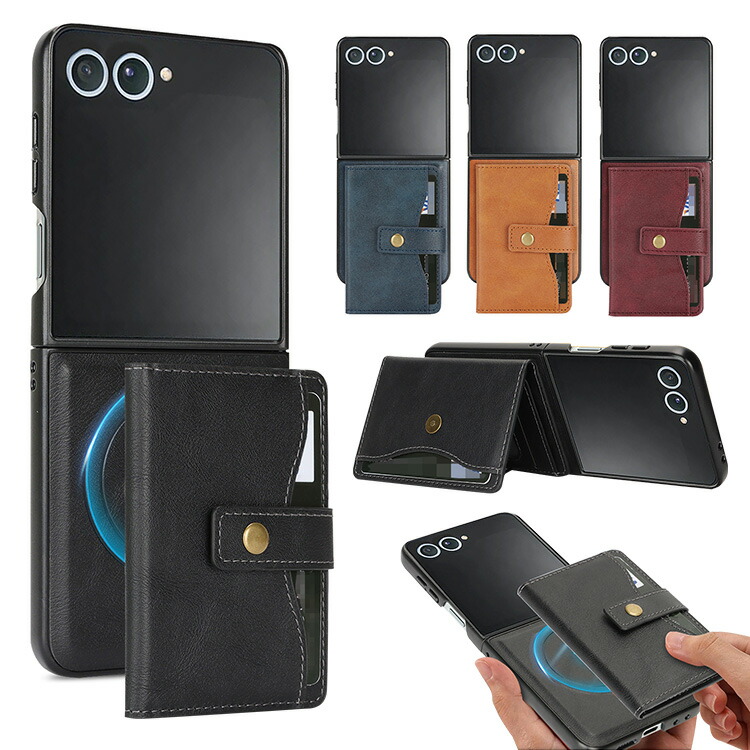 PUレザー保護スタンドケースカバー Samsung Galaxy Book15