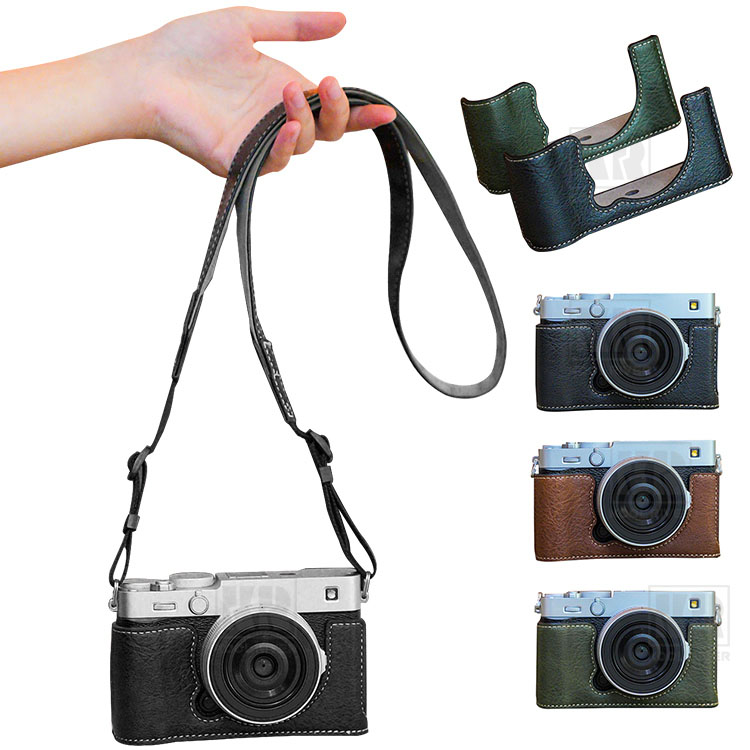 楽天市場】FUJIFILM X-E5 ケース カメラケース PUレザーハーフ