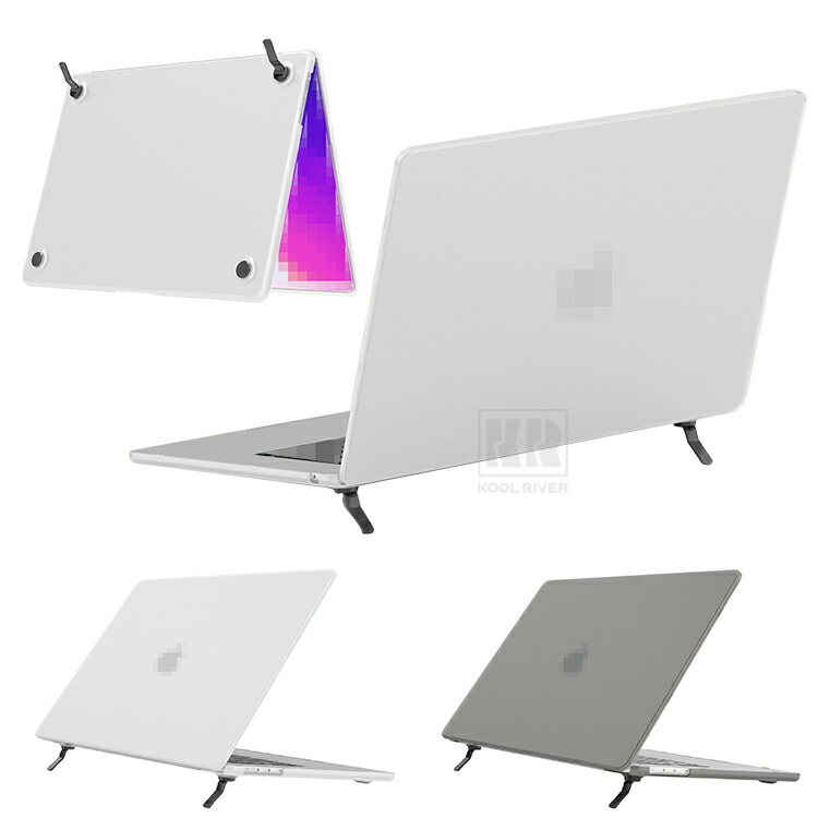 MacBook Neo 13インチ ケース 半透明 マットカバー 2026モデル対応 マックブック ネオ ハードケース フルカバー スタンド機能 上面 底面 2個セット おしゃれ 軽量 傷防止 ノートパソコン保護カバー Aシリーズチップ搭載 Apple マックブック ネオ