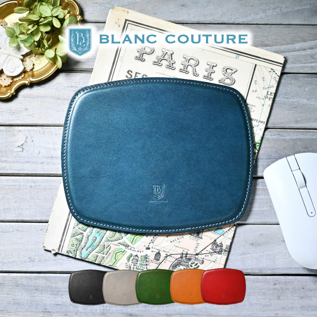 楽天市場】【ブラン・クチュール】 マウスパッド 革 オシャレ 大型