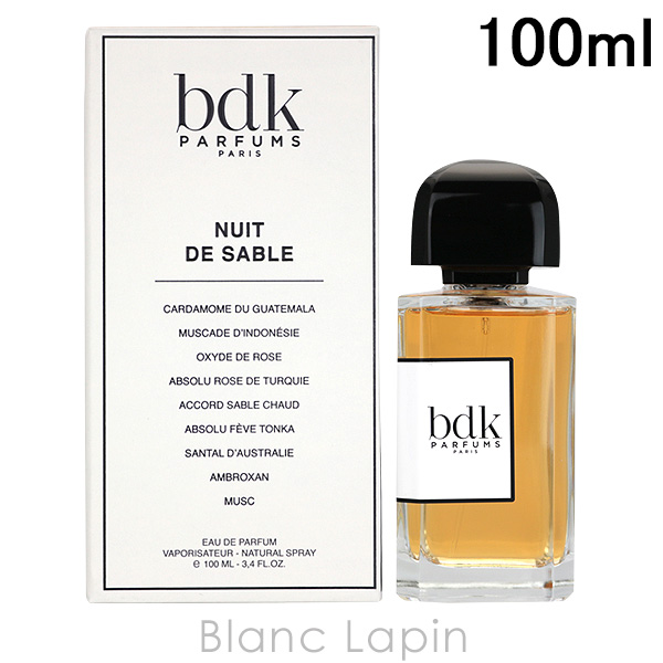 【楽天市場】ビーディーケーパルファム BDK Parfums ニュイドゥサーブル EDP 100ml [450160]：BLANC LAPIN