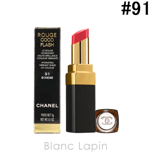 楽天市場 シャネル Chanel ルージュココフラッシュ 91 ボエーム 3g メール便可 Blanc Lapin ブランラパン