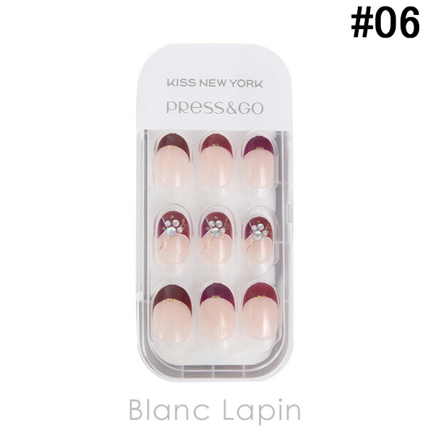 楽天市場 キスニューヨーク Kiss New York プレス ゴー ラグジュアリー 06 30枚 メール便可 Blanc Lapin ブランラパン