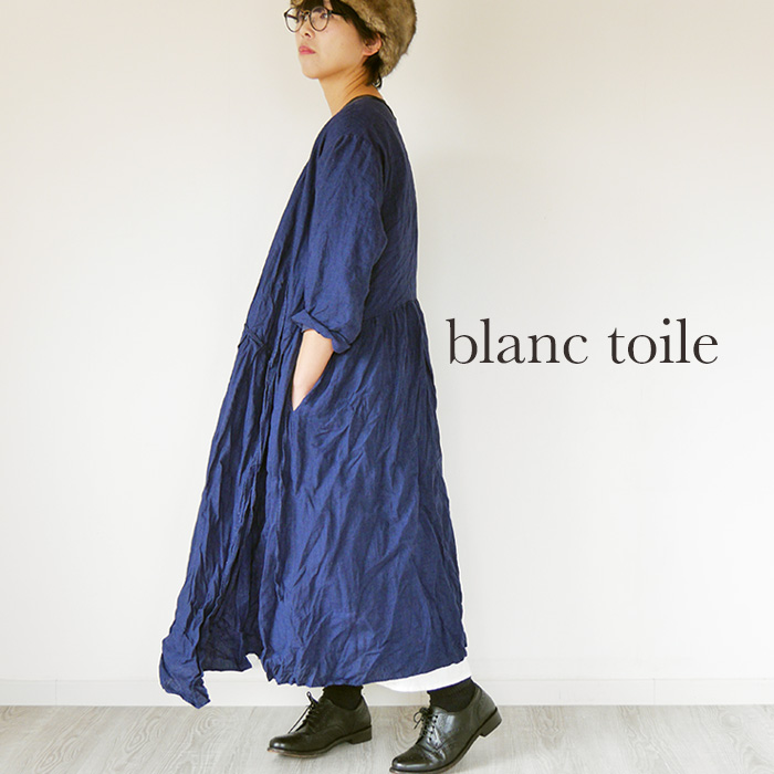 【楽天市場】【new】リネンカシュクールワンピース／羽織り／ロングカーデ／linen/made in japan／日本製／blanc