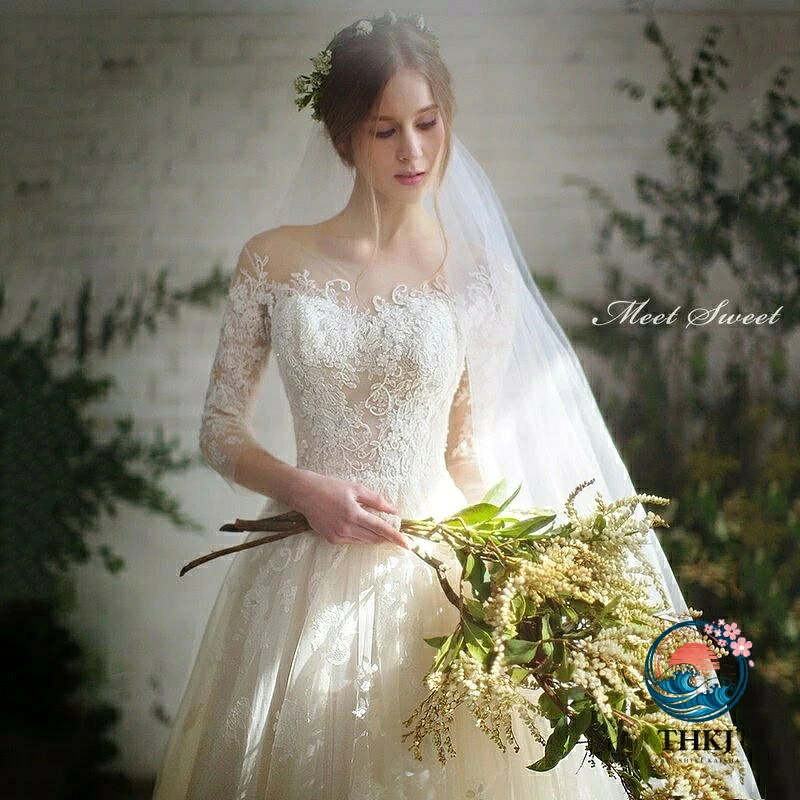 ウェディングドレス 二次会ドレス 結婚式 ロングドレス 花嫁披露宴衣装|ブランシュストア