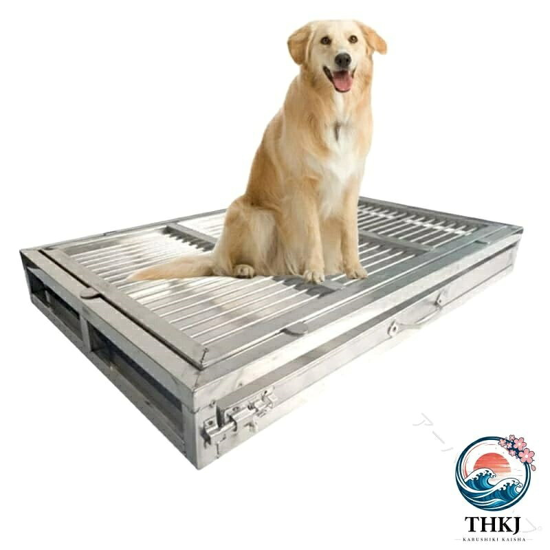 犬 トイレ ステンレス鋼 犬 の トイレ ステンレススチール ペット トレーニング トレイ 屋内 子犬 トレーニング パッド ペット トレーニング 大容量 防滴 ノンスリップ マット 引き出し タイプ 洗える 屋内 屋外 使用 洗浄 簡単 床 を 保護 106X76X7.5cm 304 ステンレス鋼|ブランシュストア