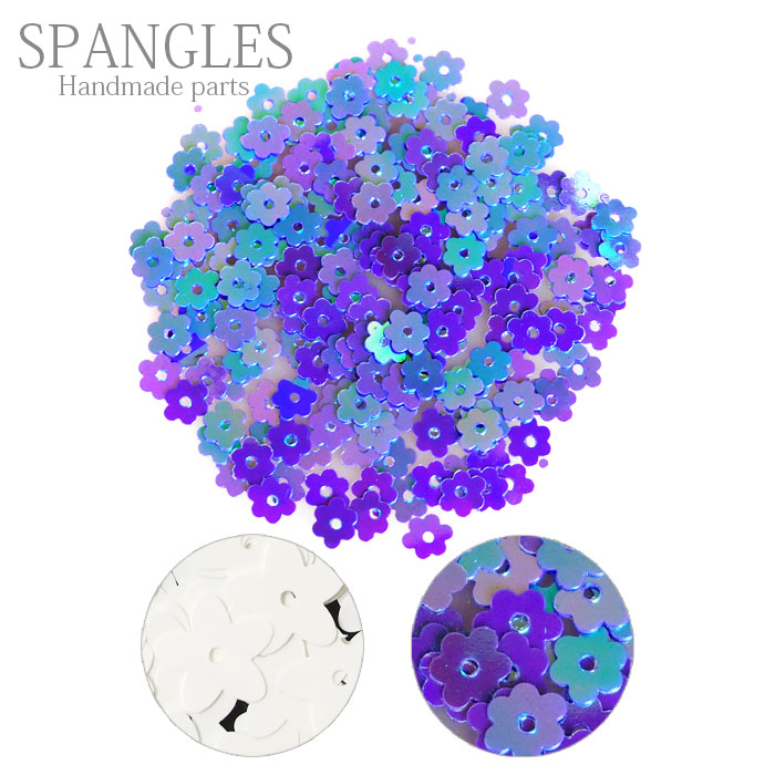 楽天市場 スパンコール フラットフラワー 約2g入り Blaze ビーズ ハンドメイド アクセサリー Blaze