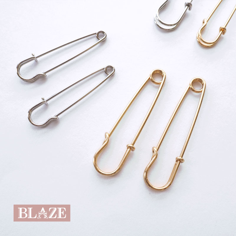 楽天市場】ブローチピン 8個セット BLAZE ハンドメイド 手芸