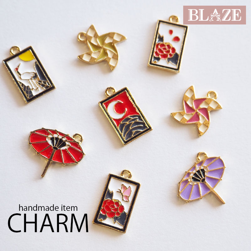 在庫わずか パステルカラーの和風イヤリング 和柄 3個セット ポイント7倍 ハンドメイド アクセサリー 女性用 Roe Solca Ec