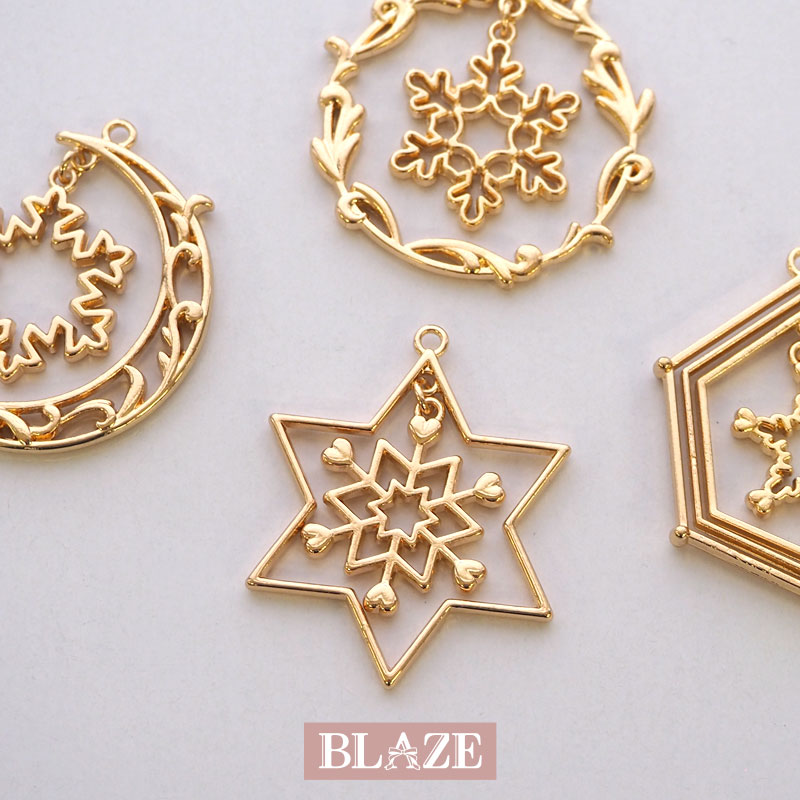楽天市場】ミニ 空枠 星 ミックス 3個セット BLAZE ハンドメイド