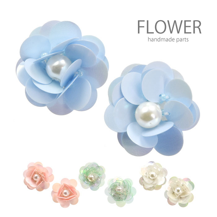 楽天市場】【5・6個入り】デコパーツ フラワー ミニ 薔薇 ローズ