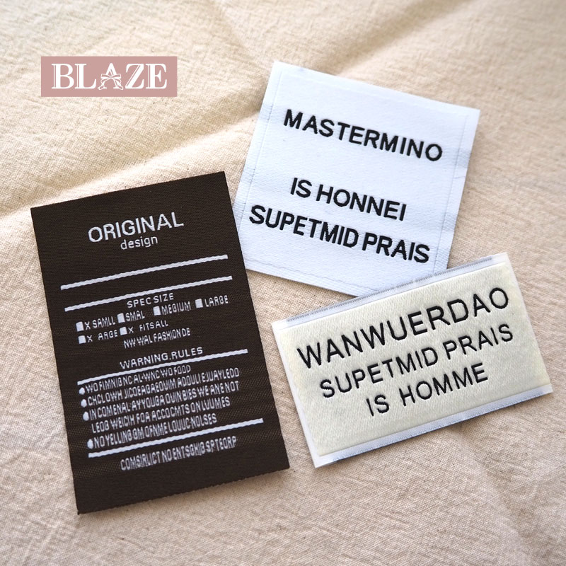 楽天市場】ハンドメイド用 タグ 2枚セット ナンバリング 織りタグ 織り