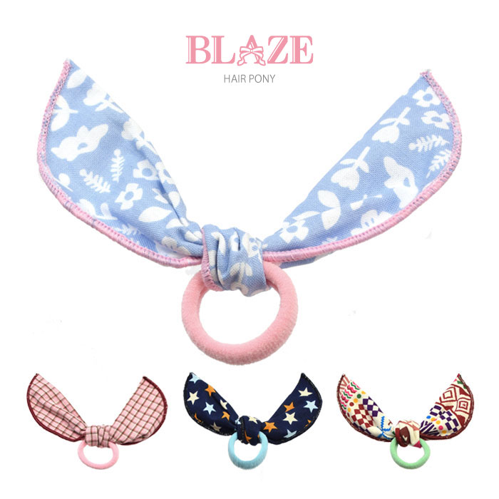 ハンドメイド★キッズリボン★水色★大きめ★揺れるチャーム付き★お出かけに 楽天市場】きゅっと リボンヘアゴム ドット BLAZE ヘア