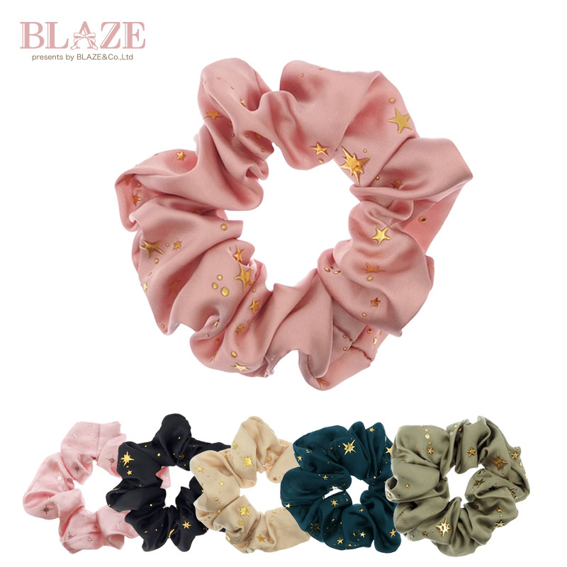 楽天市場】シュシュ キラキラ スター BLAZE ヘアアクセサリー 