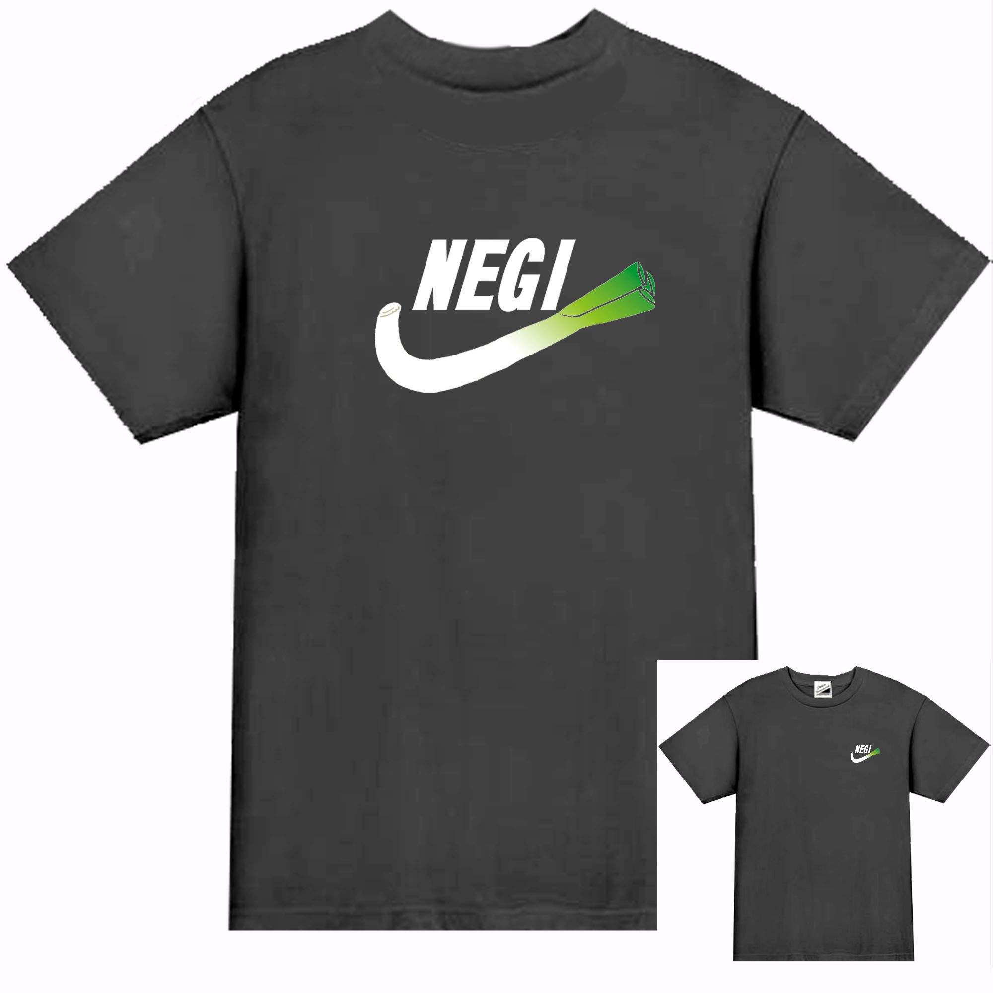 楽天市場】［NEGI］ 5.6oz ねぎ 前プリント 半袖Tシャツ おもしろいT